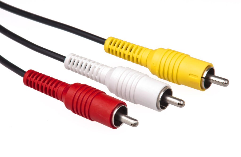 3 Câbles RCA Vivanco – Mâle/Mâle – Or – Occasion – Hifi