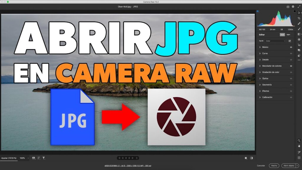 Abrir Jpg En Camera Raw Photoshop Cc