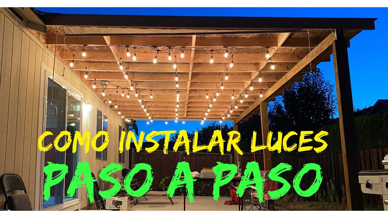 Cómo puedo construir una casa con luces decorativas