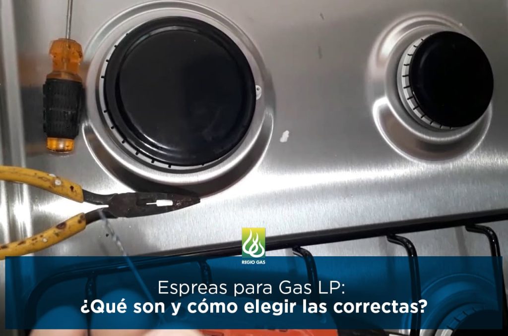 Cómo son las espreas de gas LP y cómo funcionan en su instalación