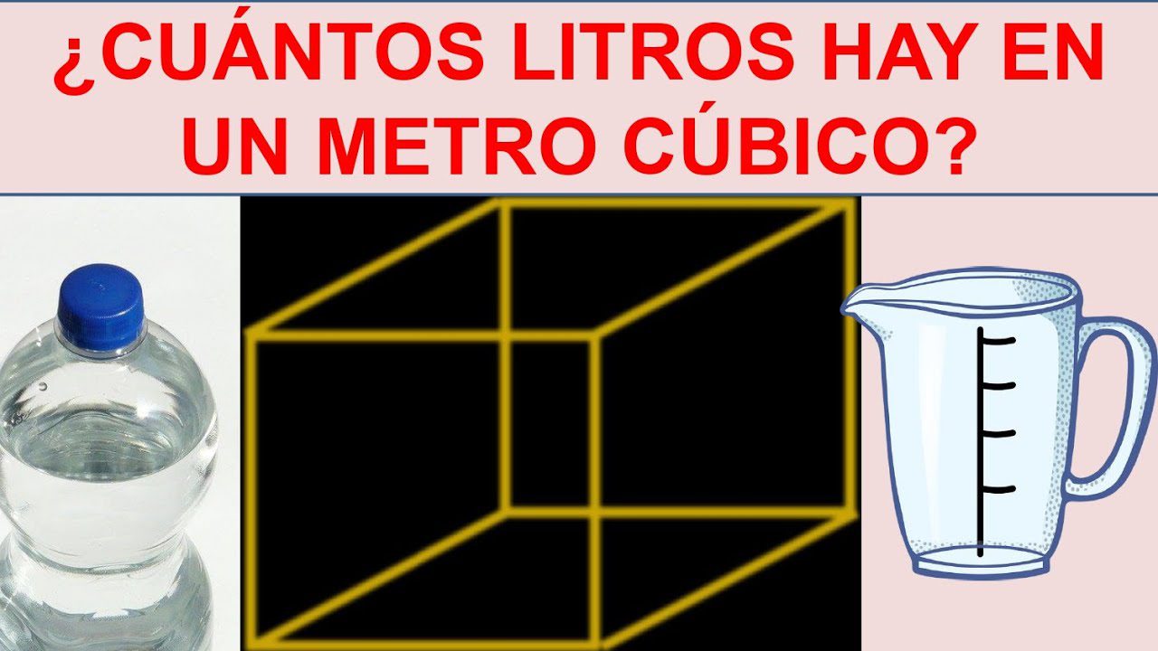 Cuantos Litros Hay En 1 Metro Cubico