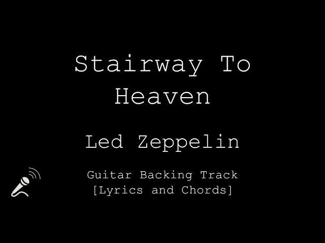 Dónde encontrar una pista de acompañamiento de «Stairway to Heaven» con voces